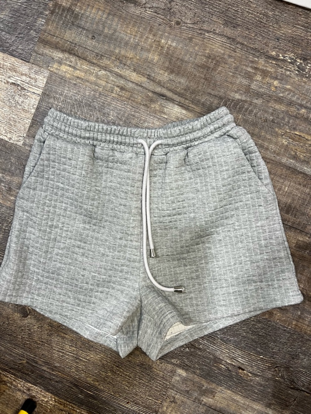 Princess Polly Darlene Shorts waffle knit textured drawstring waist